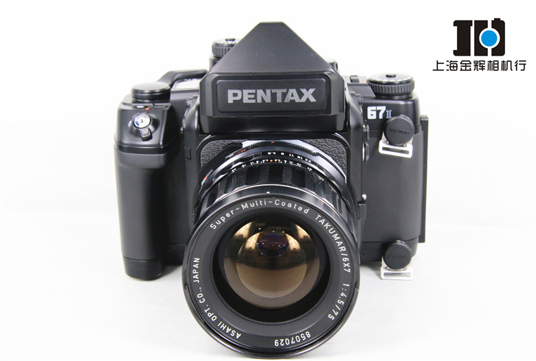 pentax宾得 67ii 75/4.5 67ii 中幅胶片套机 测光顶 97新现货