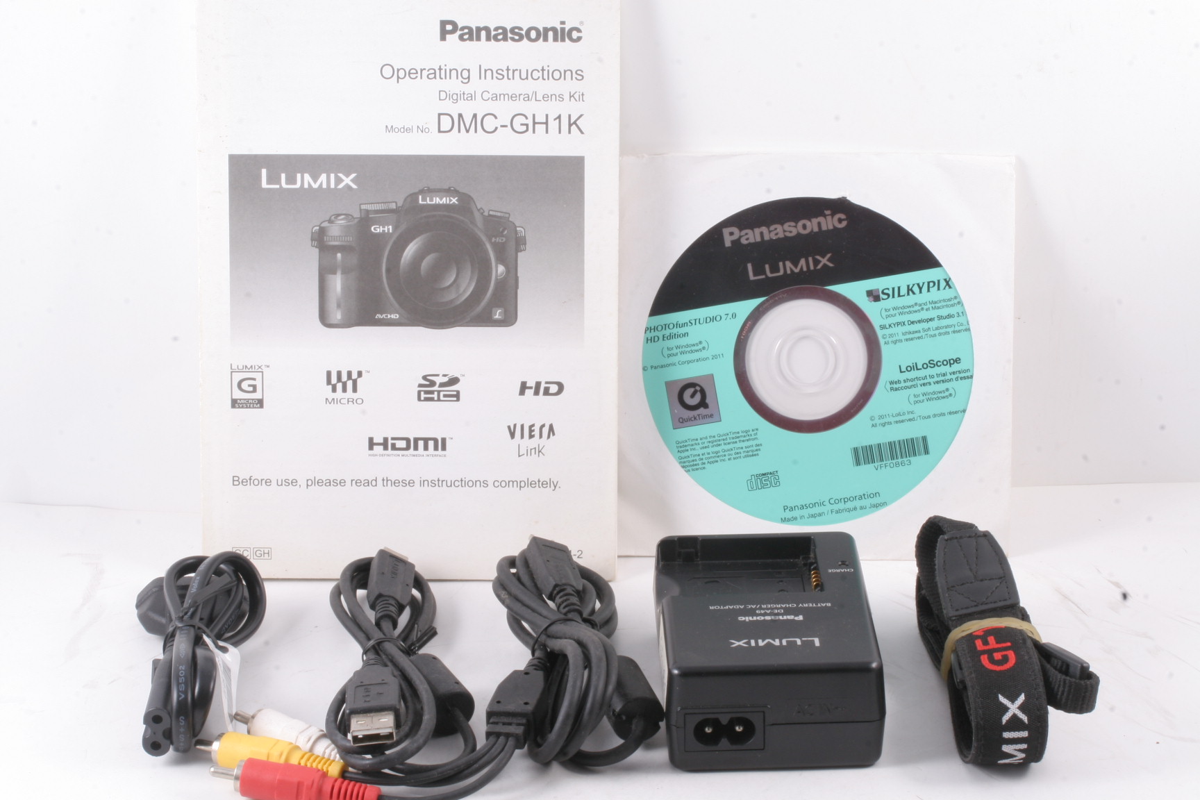 panasonic松下 gh1 14-45套机 黑色 (英文版本 带包装)