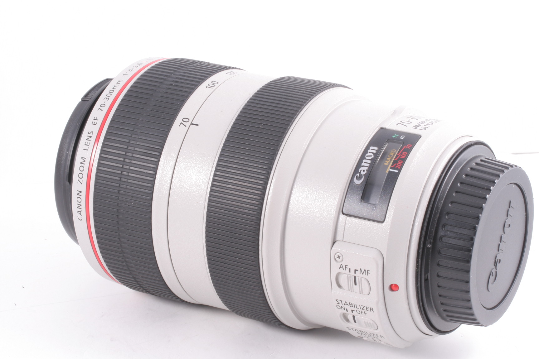 98/佳能 ef 70-300mm f/4-5.6l is usm 胖白( 全套包装)