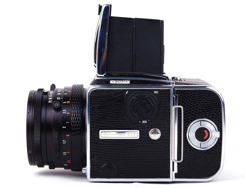 35周年纪念版哈苏503cx cf80/2.8 a12蜥蜴皮白金版套机jp21705