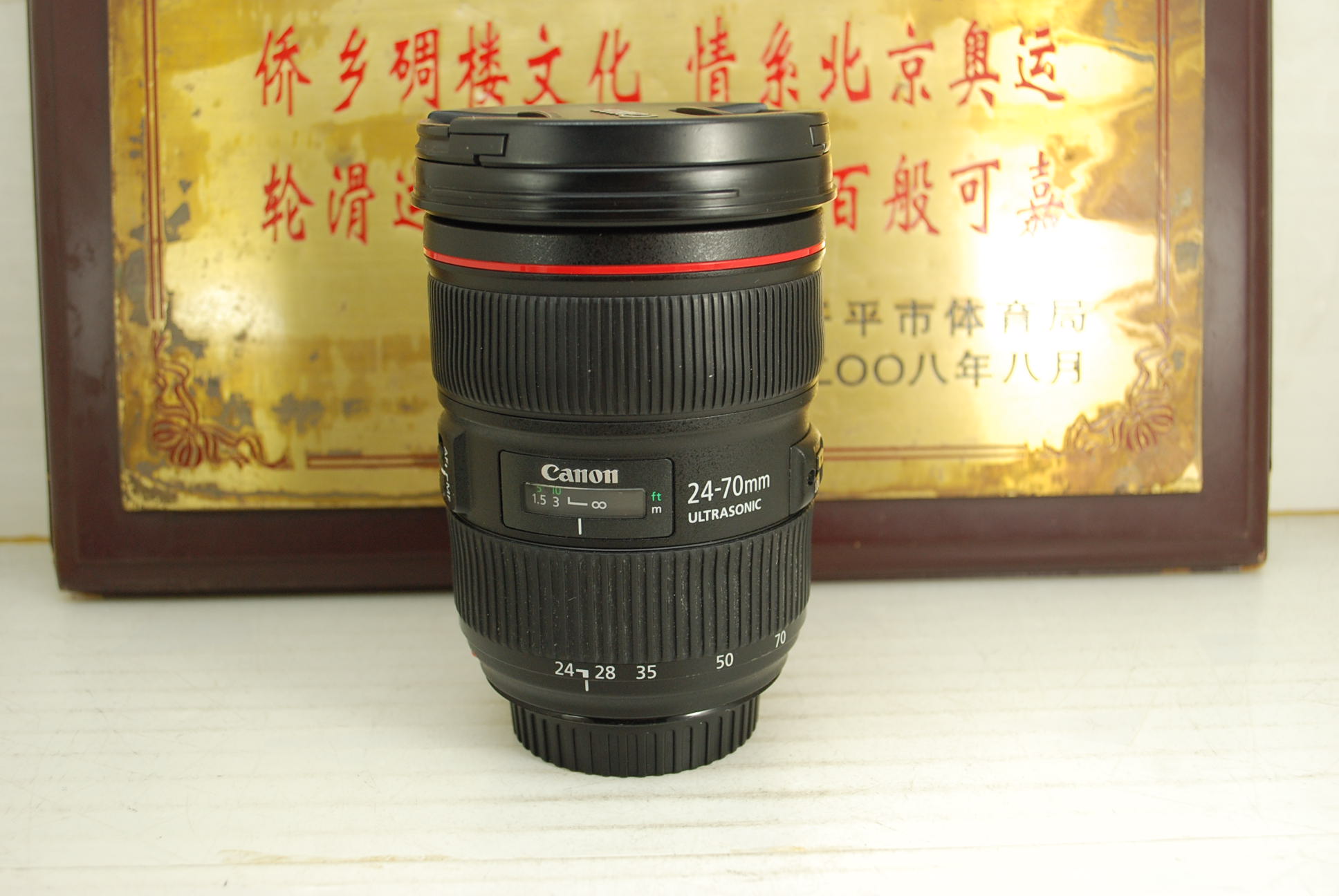 97新 佳能 24-70 f2.8l ii usm 单反镜头 二代红圈镜皇恒圈出片好