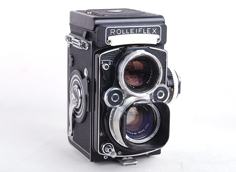 rolleiflex/禄来双反 3.5f planar 75/3.5 白脸双反相机#jp18260x