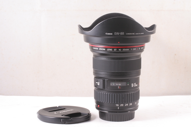 99/佳能 ef 16-35mm f/2.8l ii usm 二代 ( 全套包装 ) 编号ud