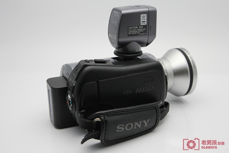 sony/索尼 dcr-sr65e 40gb 硬盘dv 摄像机带广角镜头原厂闪光灯