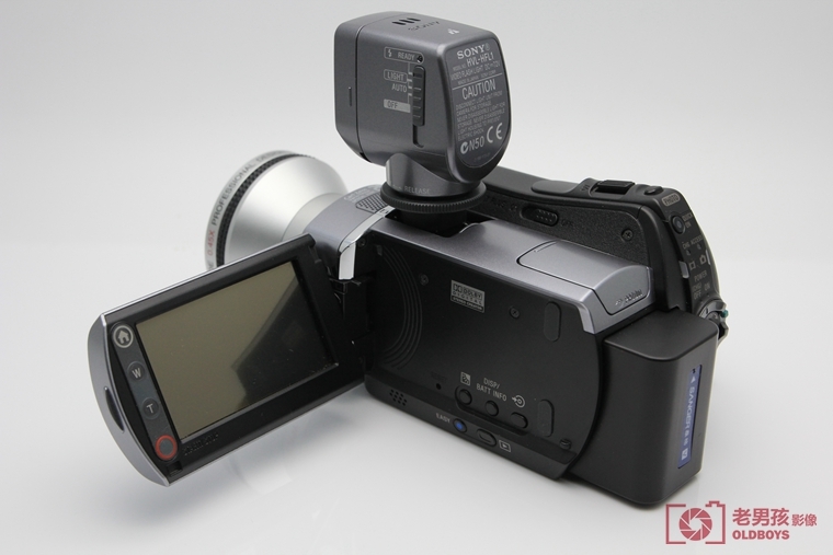 sony/索尼 dcr-sr65e 40gb 硬盘dv 摄像机带广角镜头原厂闪光灯