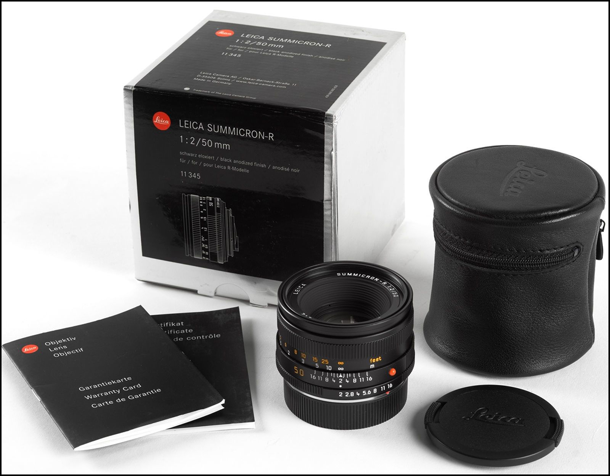 徕卡 Leica R 50/2 SUMMICRON-R ROM 最后期39号段 带银盒包装