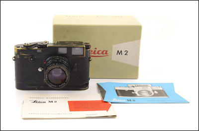 原版黑漆 徕卡 Leica M2 + 50/2 + Leicavit 机身带包装！