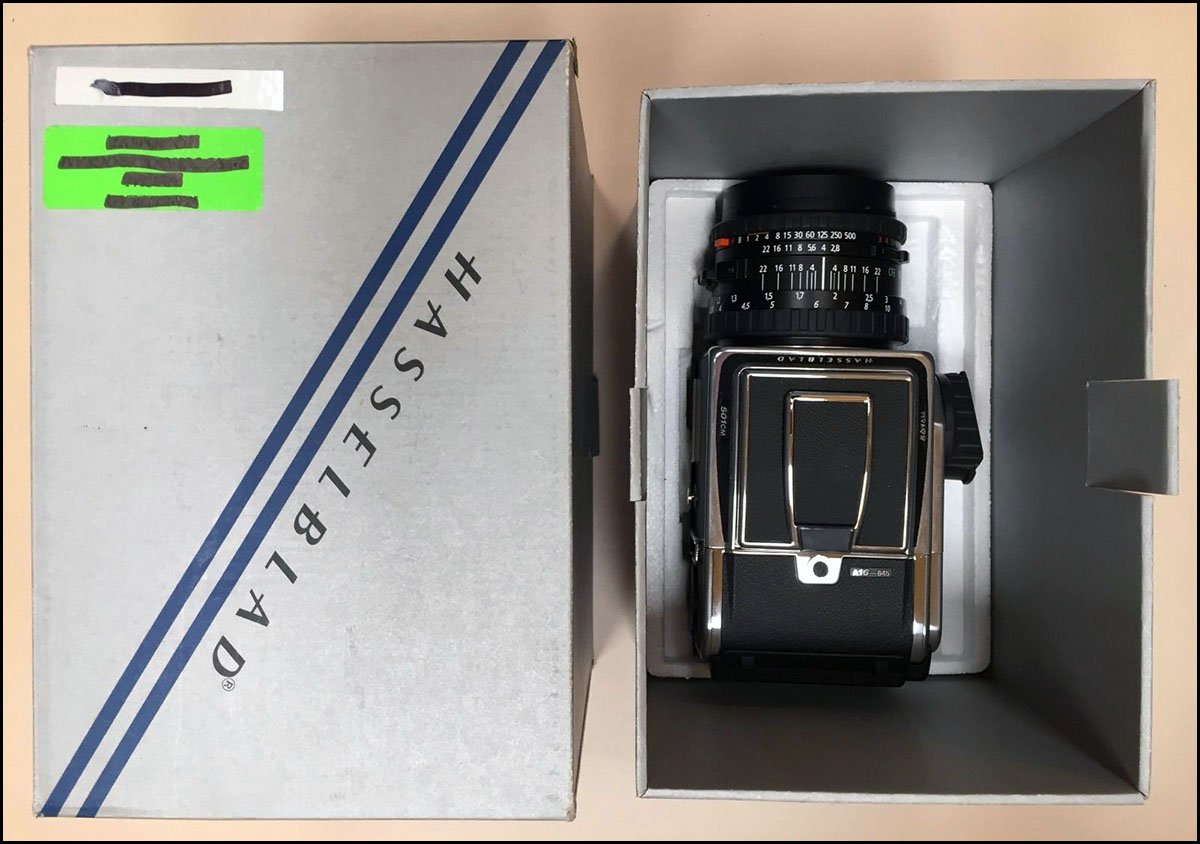 哈苏 Hasselblad 501CM + 80/2.8 CFE + A16 银色 带包装