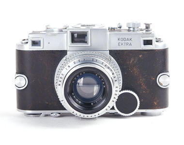  【一代名機】Kodak/柯达 ektra 银色机身 带50/1.9镜头 #jp18011