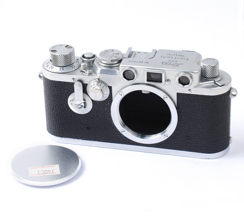 Leica/徕卡 IIIf 红盘自拍L39机身#03094 