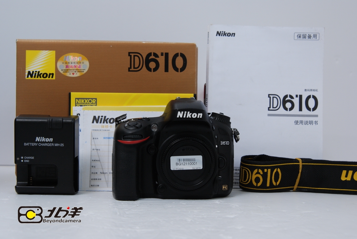 97新尼康 D610大陆行货带包装(BG12110001)