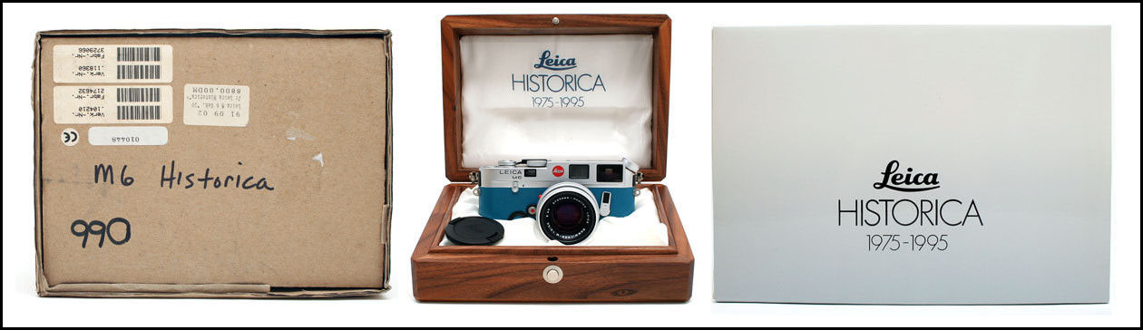 徕卡 Leica M6 Historica 海蓝色 纪念套机 包装齐全