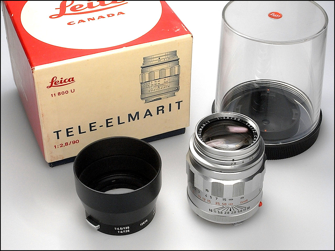 徕卡 Leica M 90/2.8 TELE-ELMAR-M 银色 新同品 带包装 
