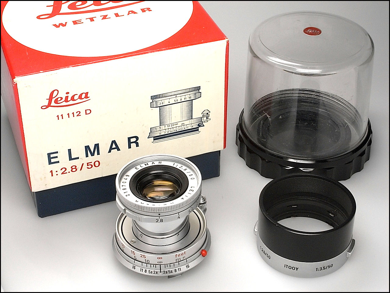 徕卡 Leica M 50/2.8 ELMAR 银色缩头 新同品 带包装