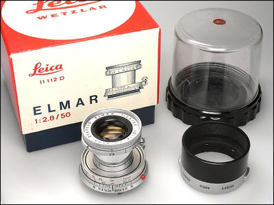 徕卡 Leica M 50/2.8 ELMAR 银色缩头 新同品 带包装