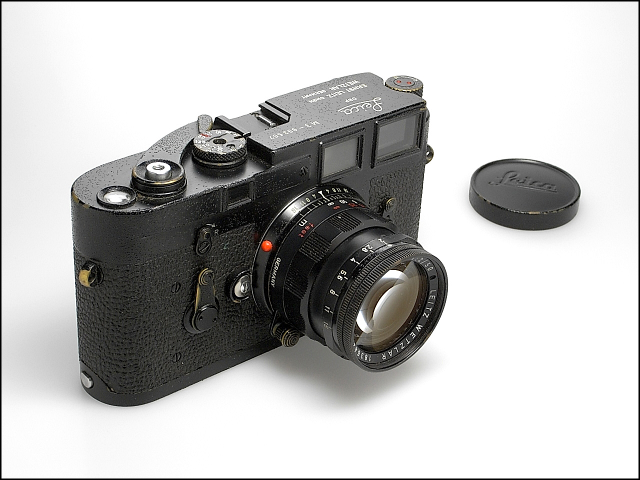 徕卡 原版黑漆！ Leica M3 + 50/2 原漆原件 收藏成色