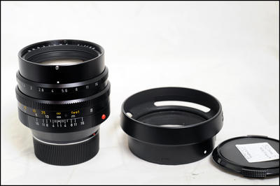 徕卡 Leica M 50/1.0 NOCTILUX-M E58 第一代 带光罩