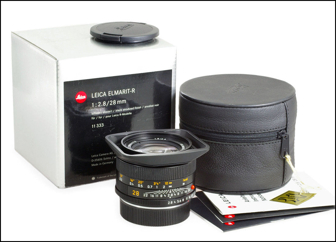 徕卡 Leica R 28/2.8 ELMARIT-R E55 ROM 最后期 银盒包装