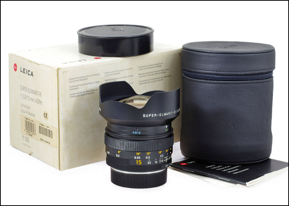 徕卡 Leica R 15/2.8 ASPH ROM 顶级镜头 带包装