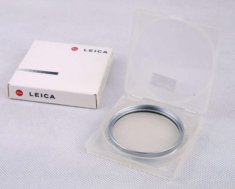 Leica/徕卡  E55 UV 13374 多层镀镆钻银色滤镜 #02888