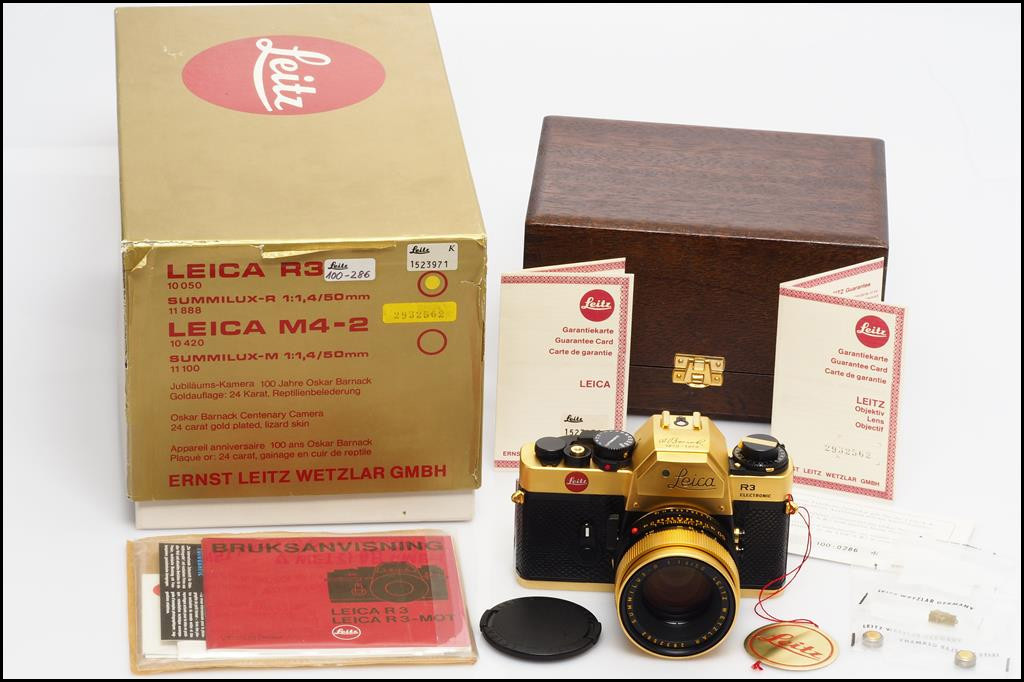 徕卡 Leica R3 + 50/1.4 黄金纪念机 新同品 带包装 