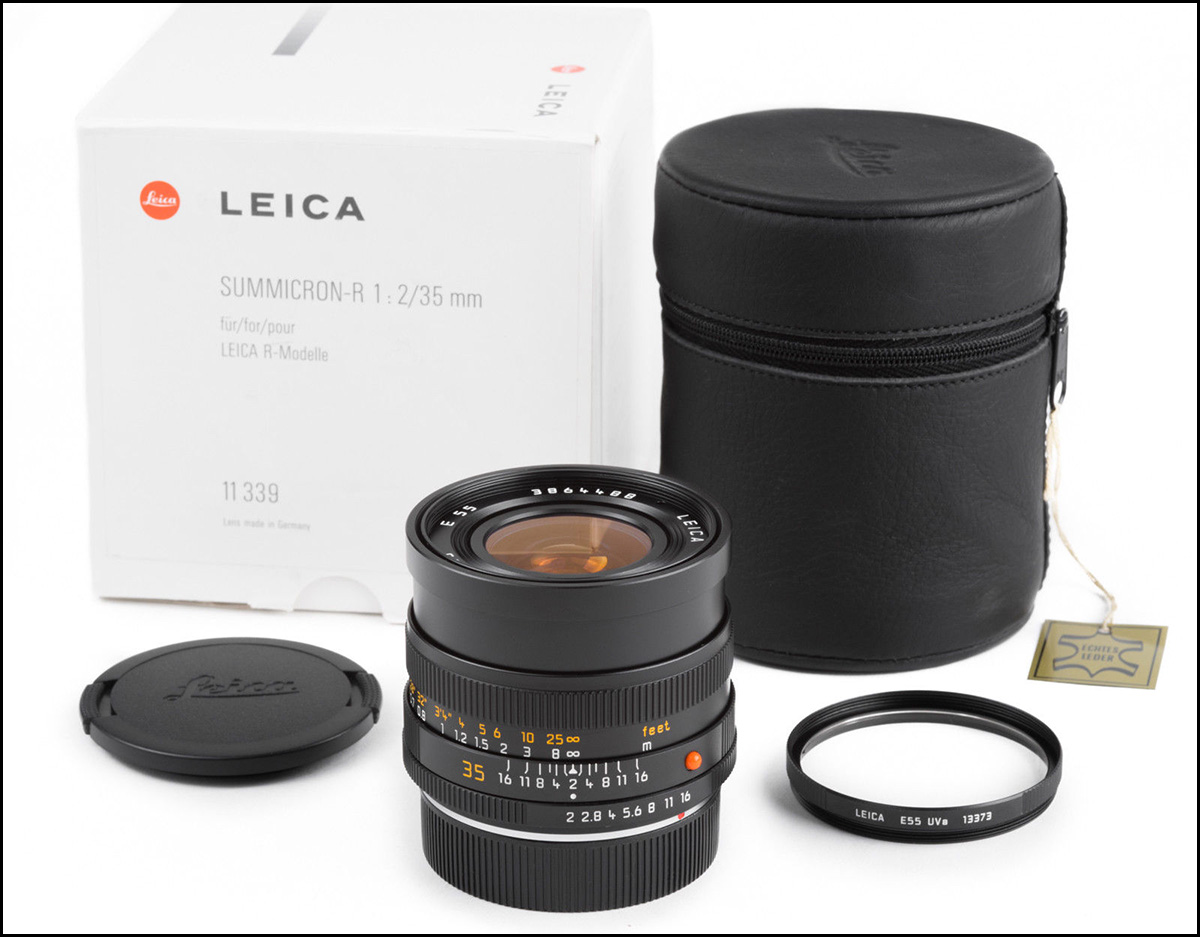 徕卡 Leica R 35/2 E55 ROM 最后期38号段 带包装