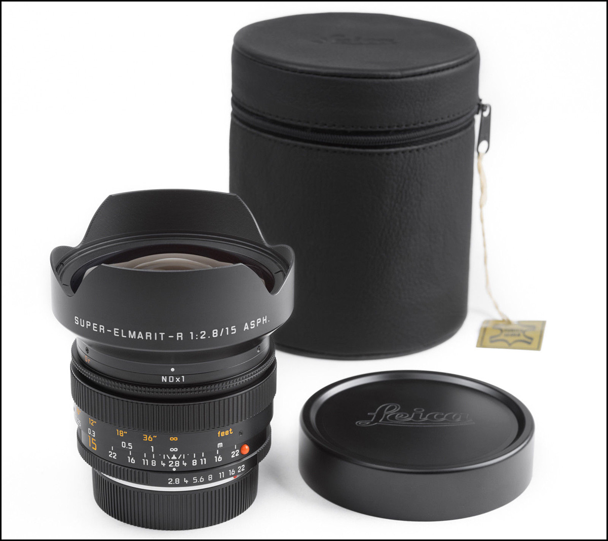 徕卡 Leica R 15/2.8 ASPH ROM 超级牛头 带皮套