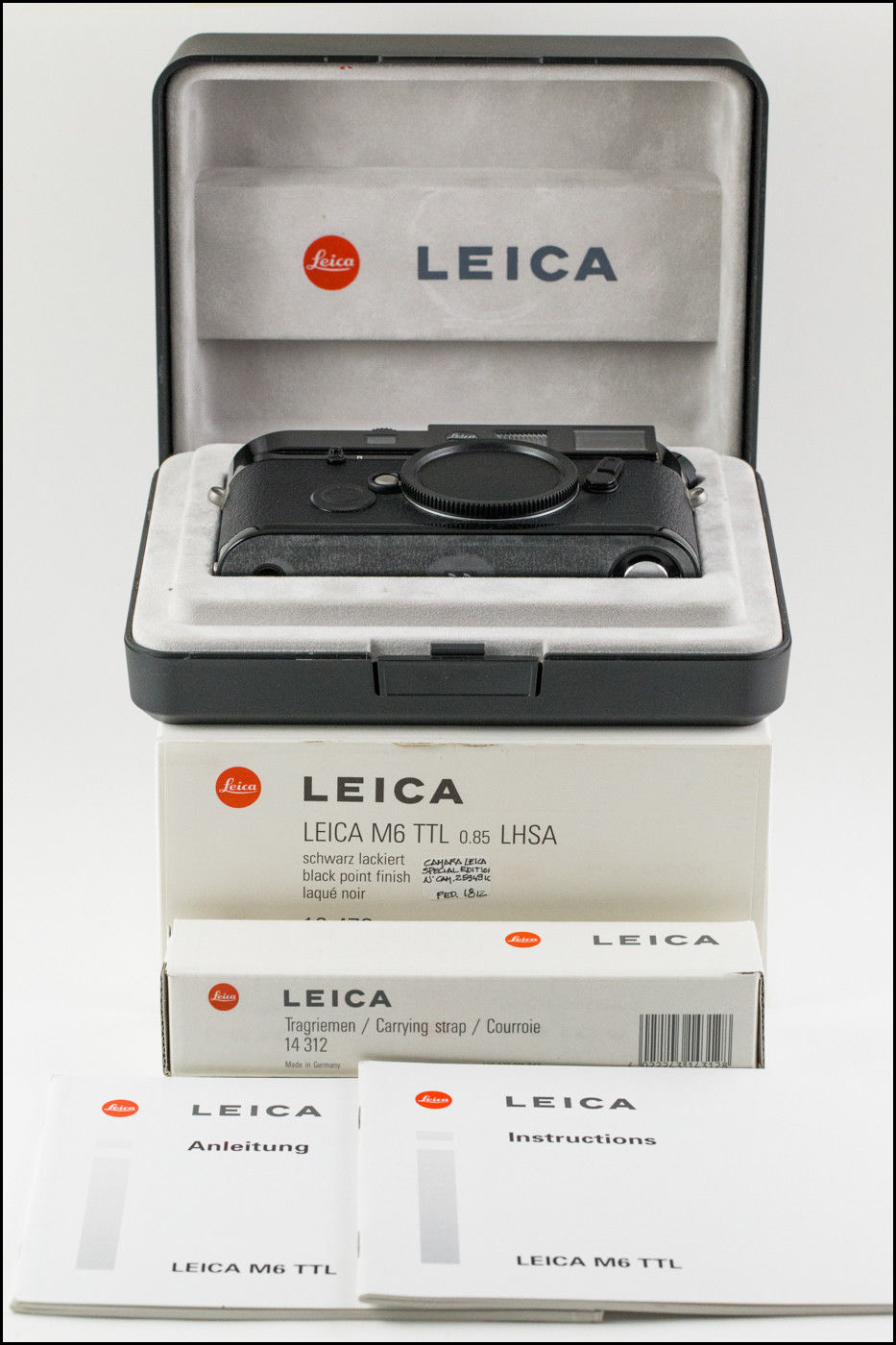 100全新收藏 徕卡 Leica M6 TTL 0.85 LHSA 千禧黑漆 带包装