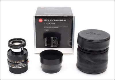 徕卡 Leica M 90/4 MACRO-ELMAR-M 6-BIT 微距 黑色 带包装