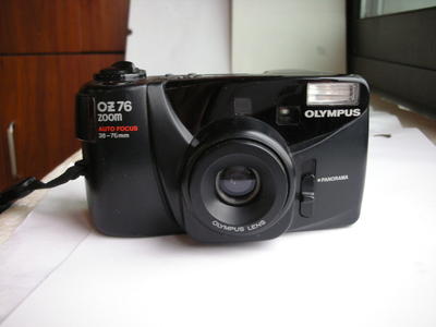 很新奥林巴斯OZ76自动对焦旁轴相机，可用5号电池，收藏使用