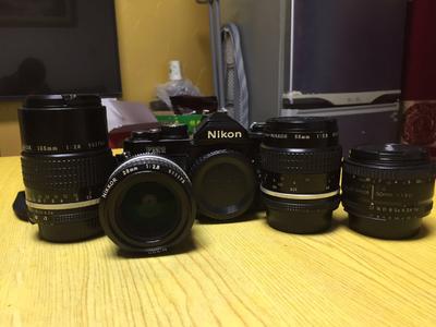 Nikon FM2+短中长四只镜头