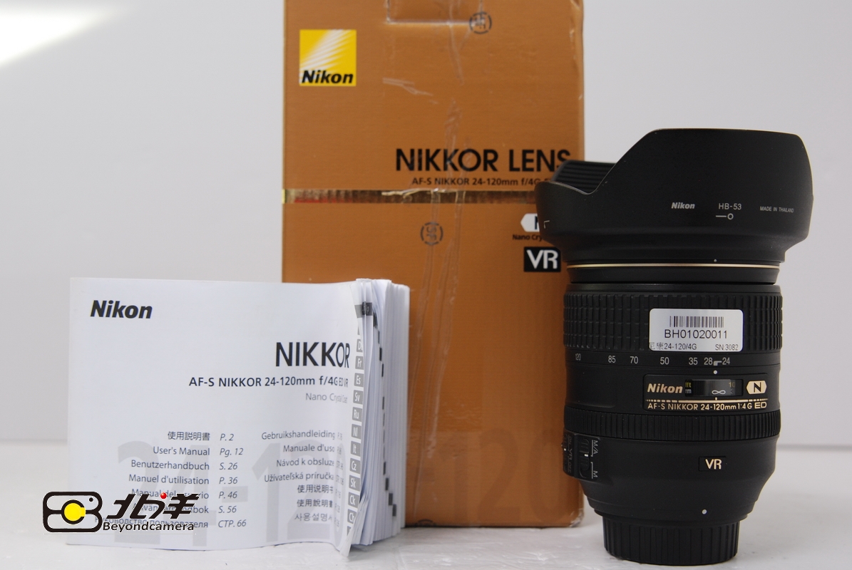 97新尼康AF- S24-120/4G ED VR带包装(BH01020011)【已成交】