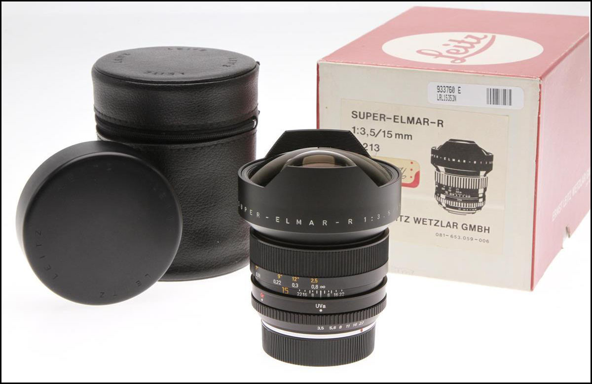 徕卡 Leica R 15/3.5 SUPER-ELMAR-R 带包装 