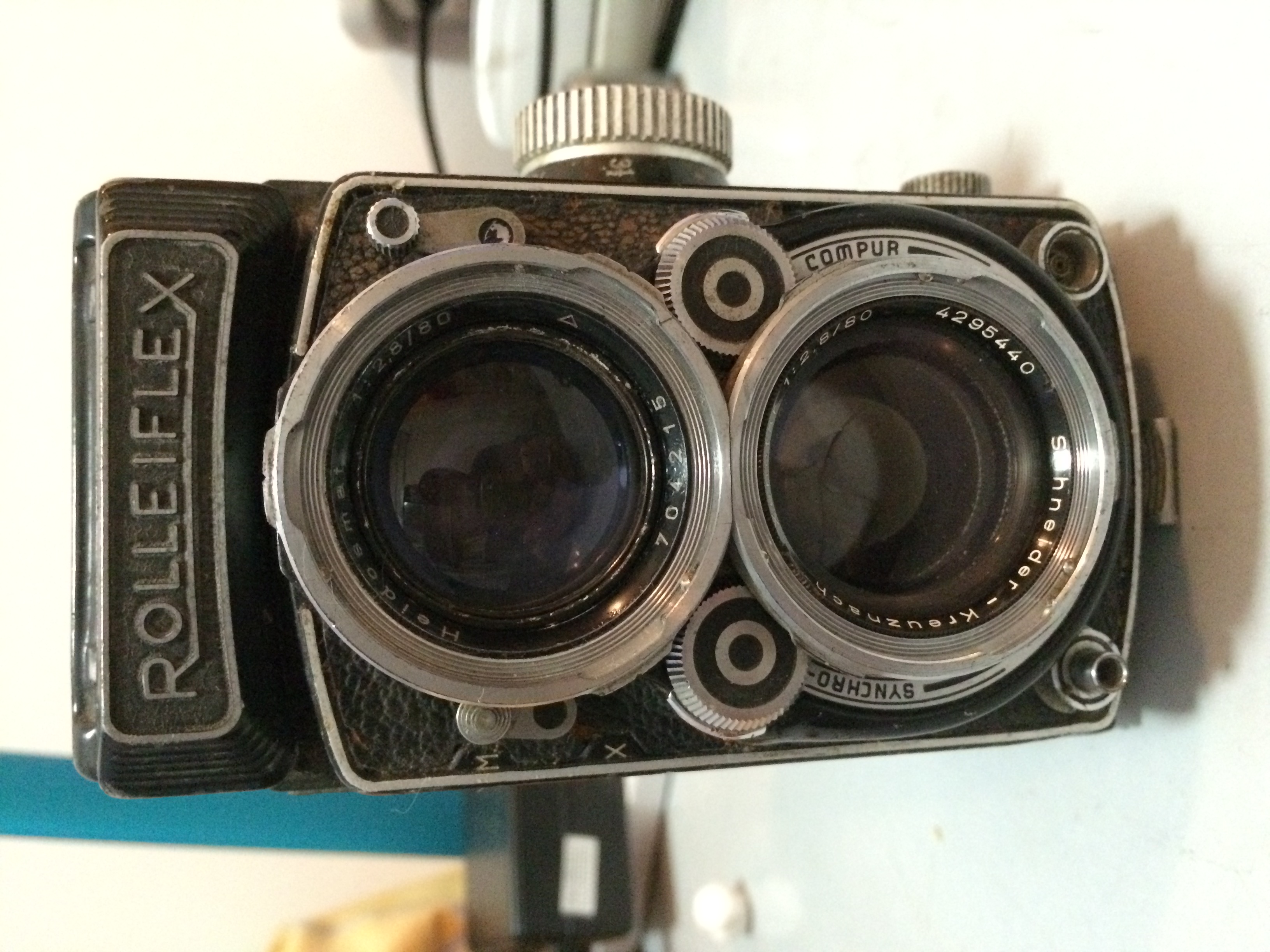 禄来 rolleiflex 2.8 德产双反相机 120胶片