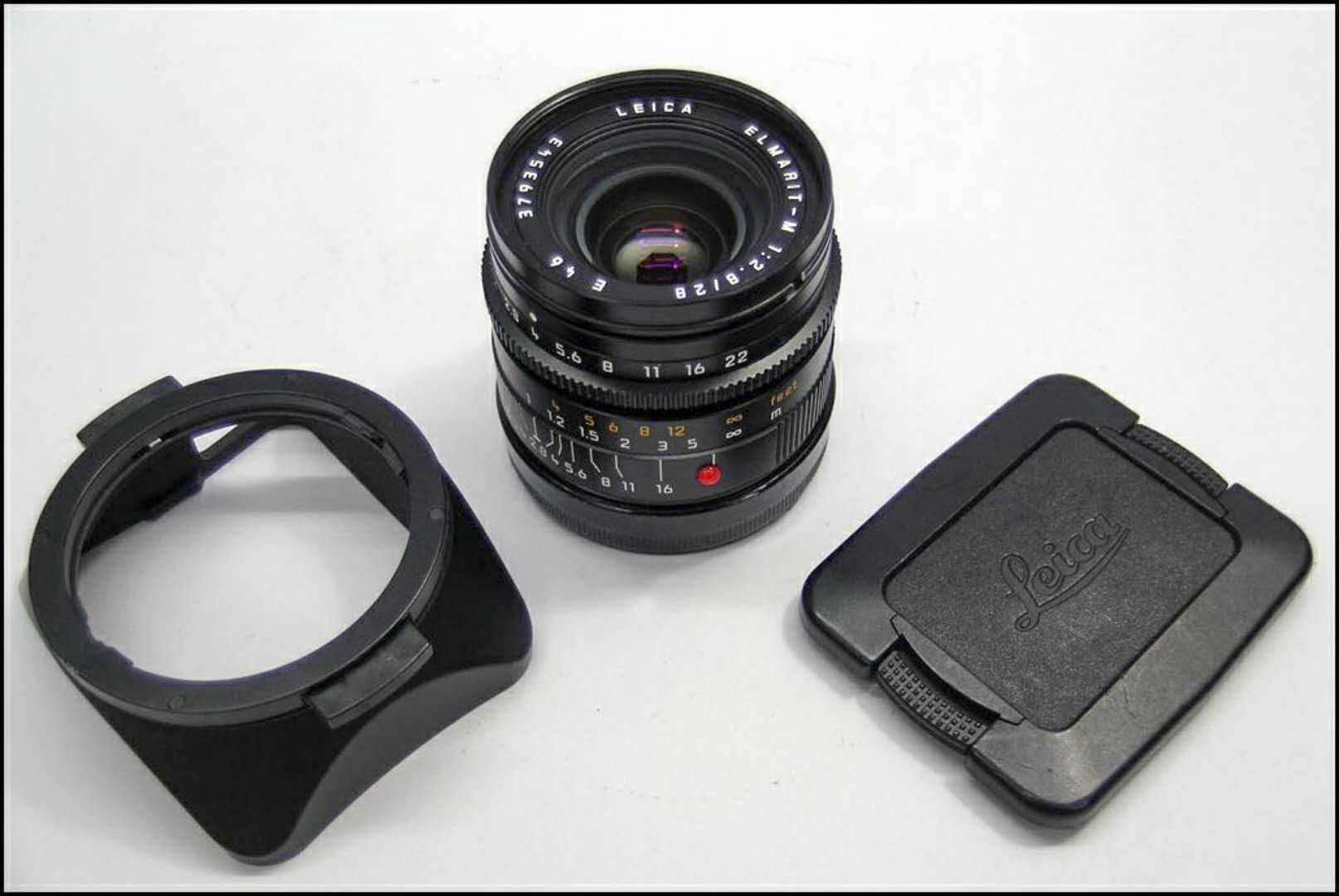 徕卡 Leica M 28/2.8 ELMARIT-M E46 PRE-ASPH 带光罩