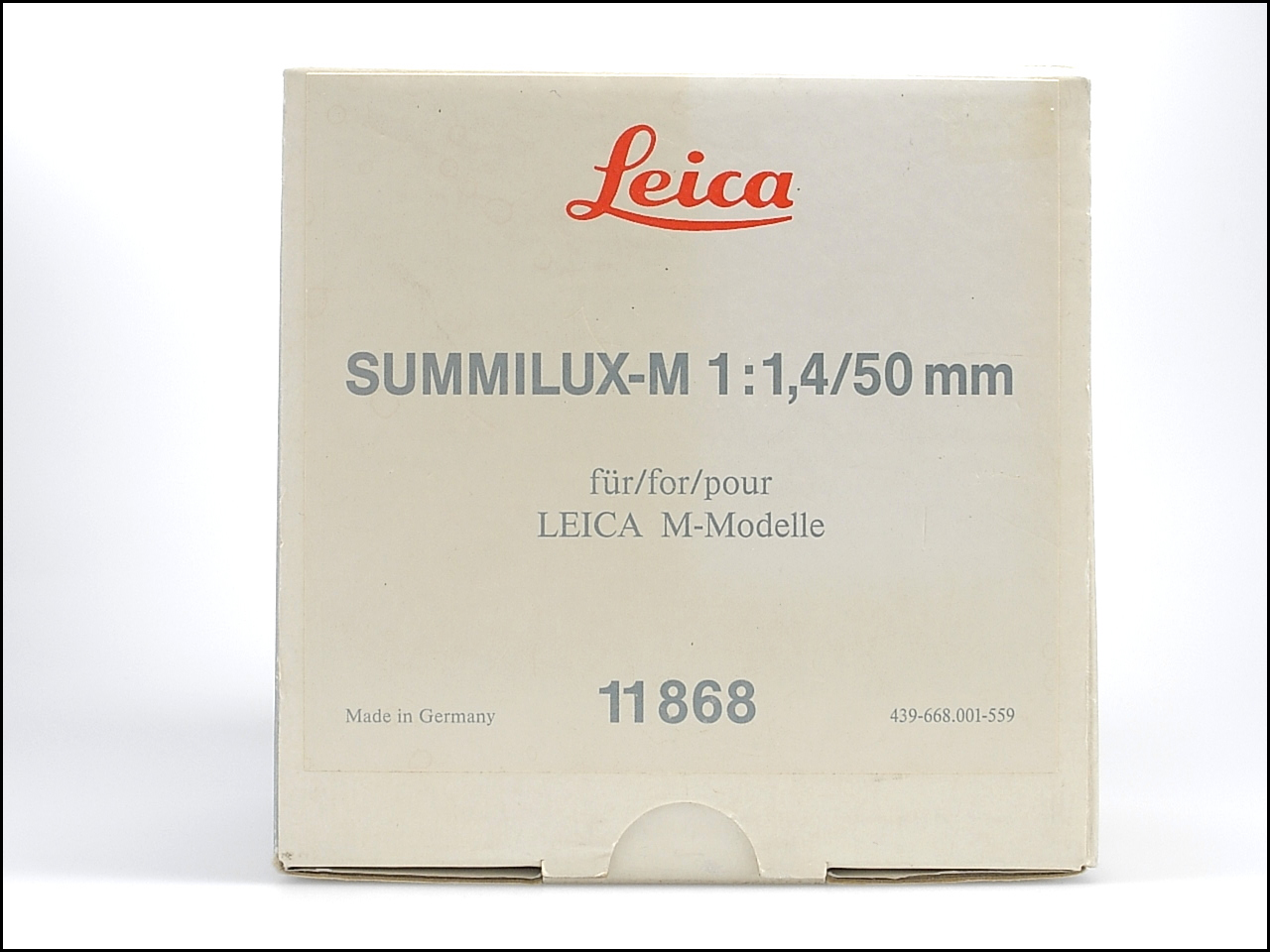 徕卡 Leica M 50/1.4 SUMMILUX-M E46 PRE-ASPH 带包装 