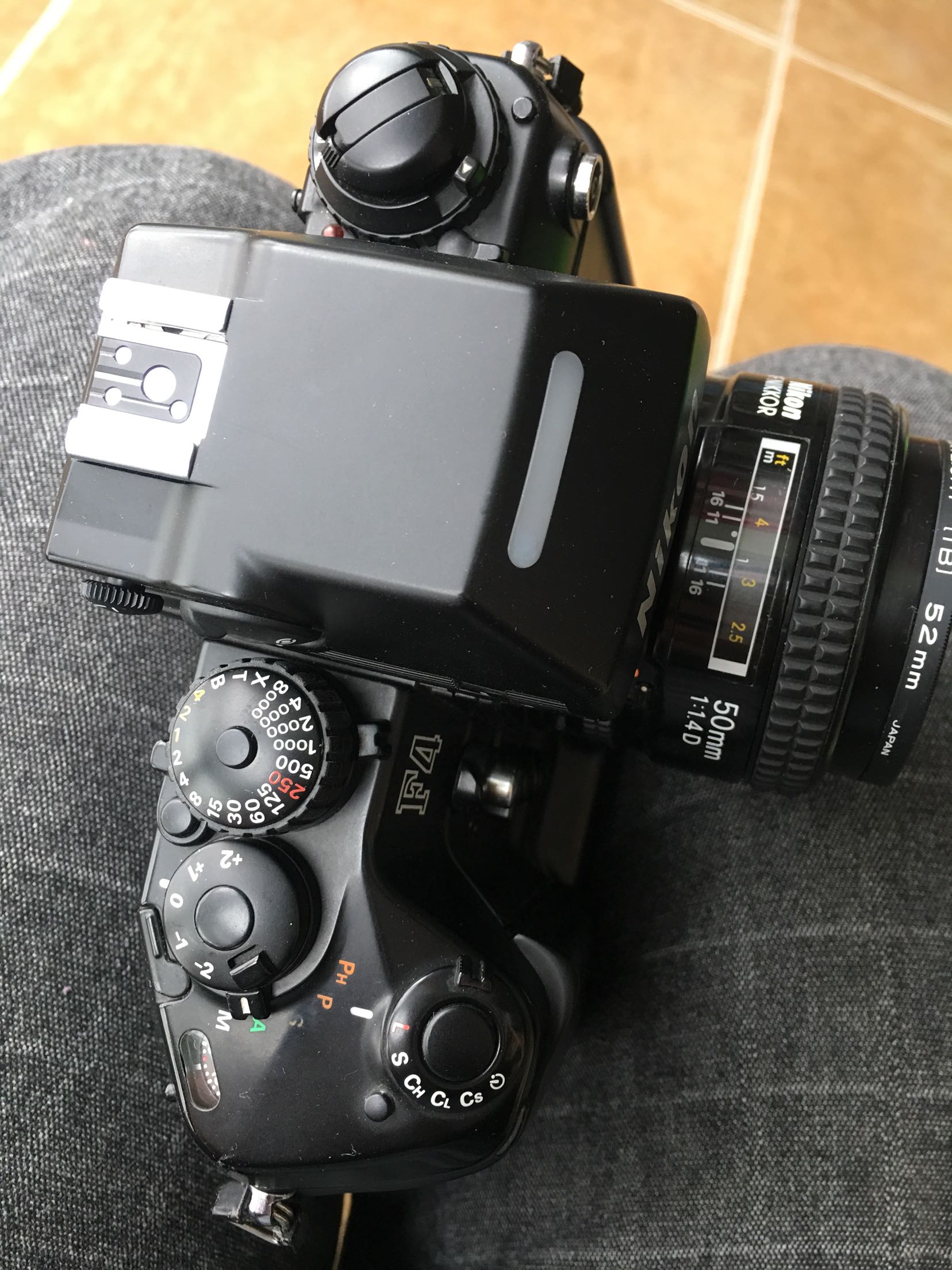 尼康 F4S  功能完好 经典自动机皇 带50 1.4D大光圈镜头