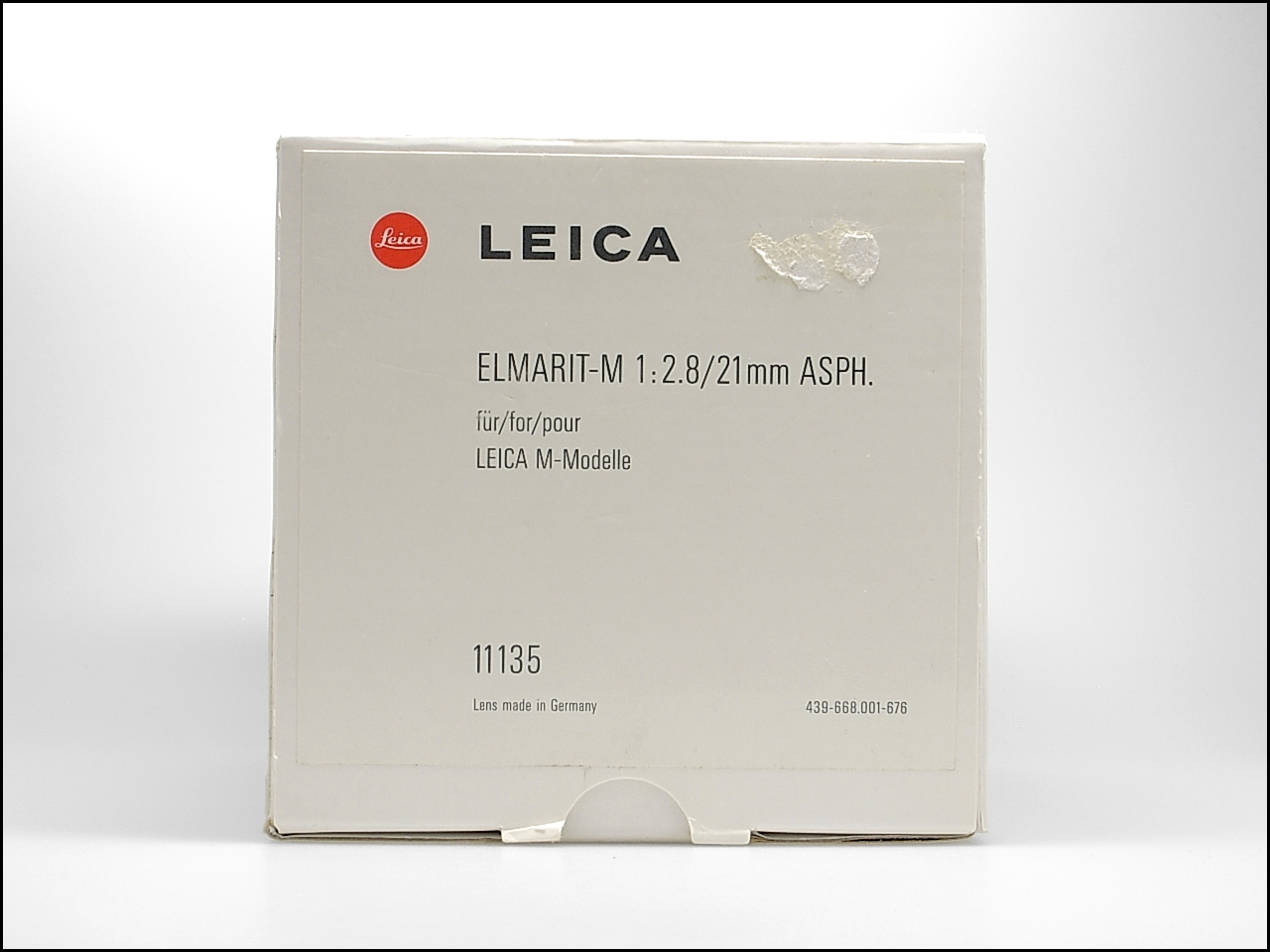 徕卡 Leica M 21/2.8 ELMARIT-M ASPH 广角镜头 带包装