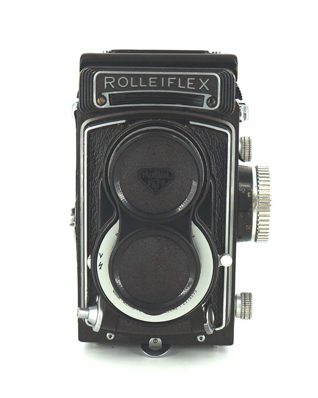 禄莱Rolleiflex T型 白脸 Xenar 75mm/3.5双反相机