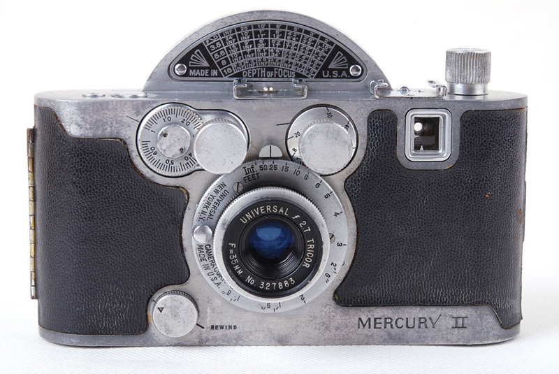 水星二号 Model CX 相机带UNIVERSAL TRICOR 35/2.7镜头