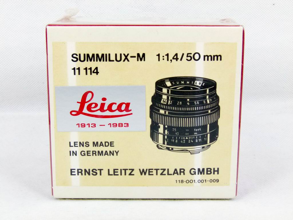 华瑞摄影器材-全新未开封徕卡Summilux M50/1.4 E43纪念版