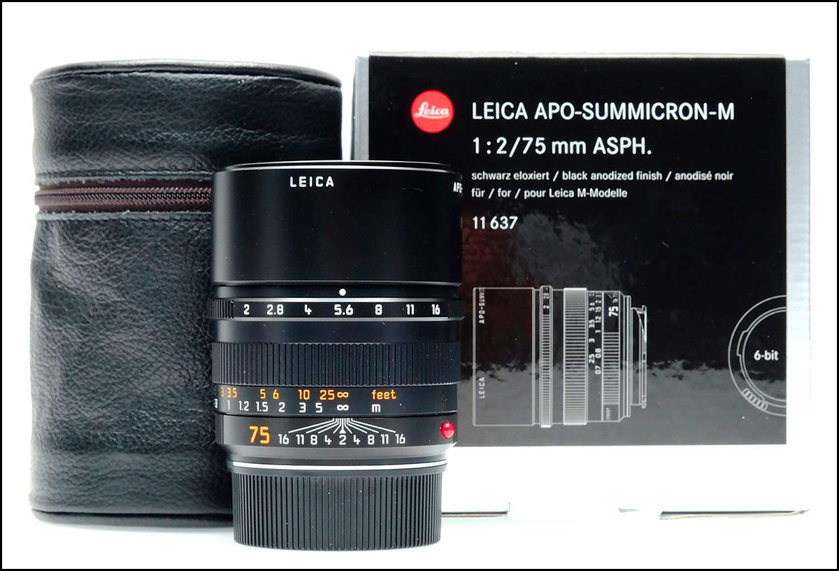 徕卡 Leica M 75/2 APO ASPH 6-BIT 带包装 