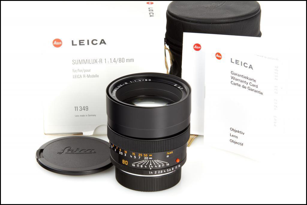 徕卡 Leica R 80/1.4 SUMMILUX-R ROM 后期 方字版 带包装 