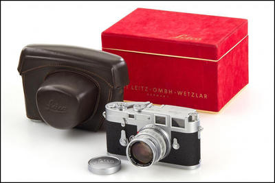 徕卡 Leica M3 双拨（L封）＋ 50/2 Rigid 成色极新 带皮套 盒 