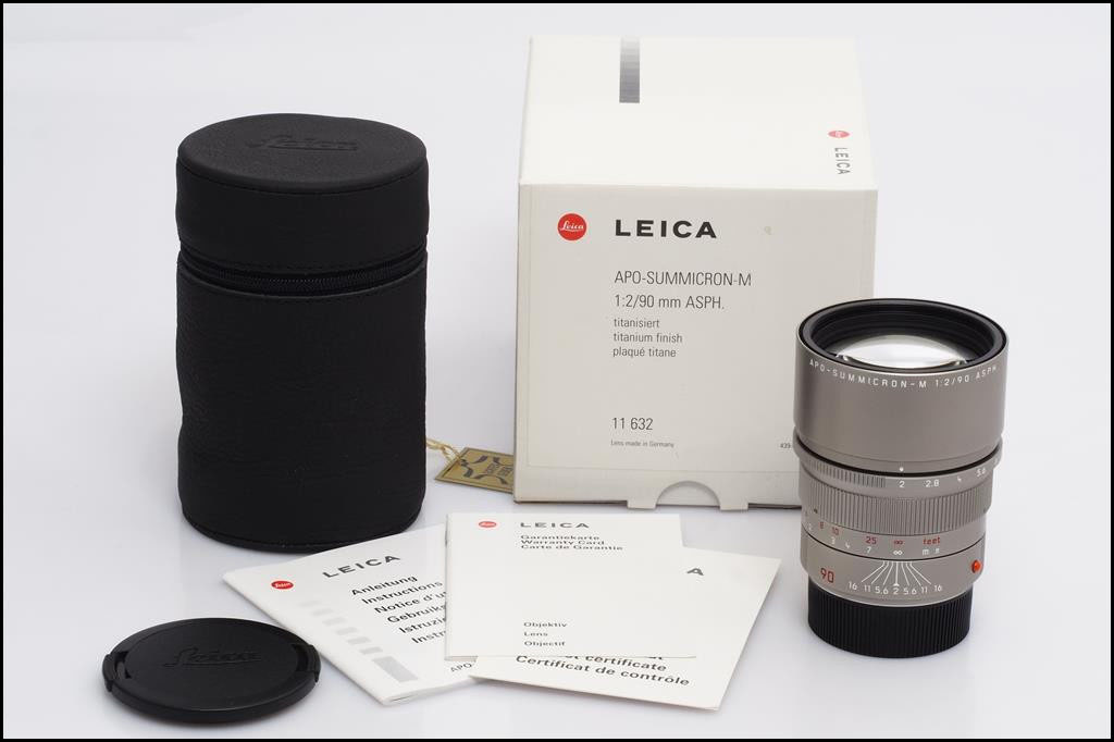 徕卡 Leica M 90/2 APO ASPH Titanium 钛版 新品带包装