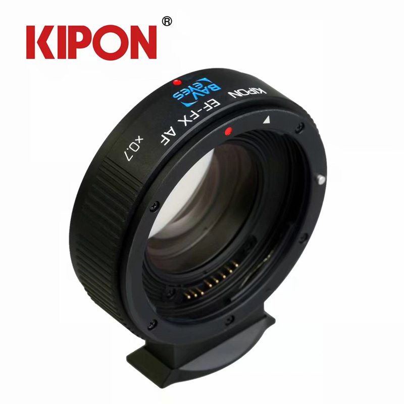 NEW KIPON佳能 EF镜头接富士机身0.7倍接环 EF-FX AF 0.7x