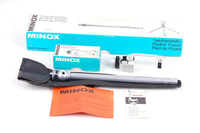 德国制造MINOX 银色便携脚架带原包装专用云台 #jp19103