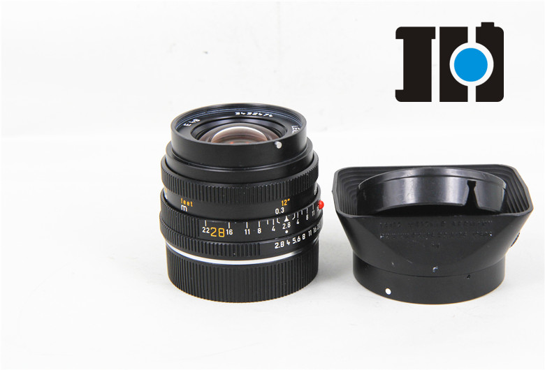  Leica/徕卡 Elmarit-R 28/2.8 E48 方字版 带遮光罩 实体现货