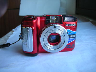 极新红色长城K88mini极小巧袖珍自动曝光相机，收藏使用精品