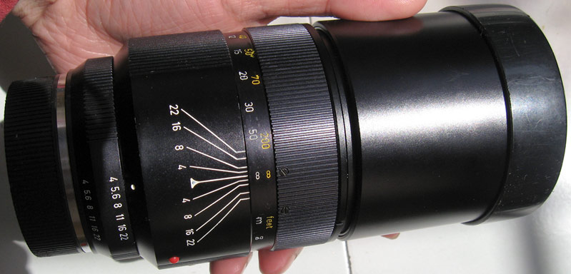 nikon尼康口徕卡Leica LEITZ CANADA TELYT-R 250 F4手动镜头